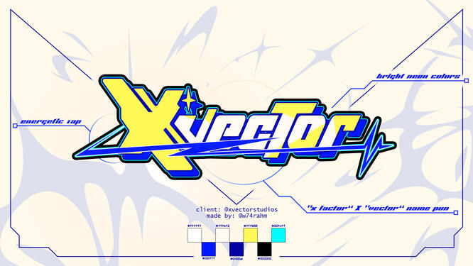 logo for @xvectorstudios